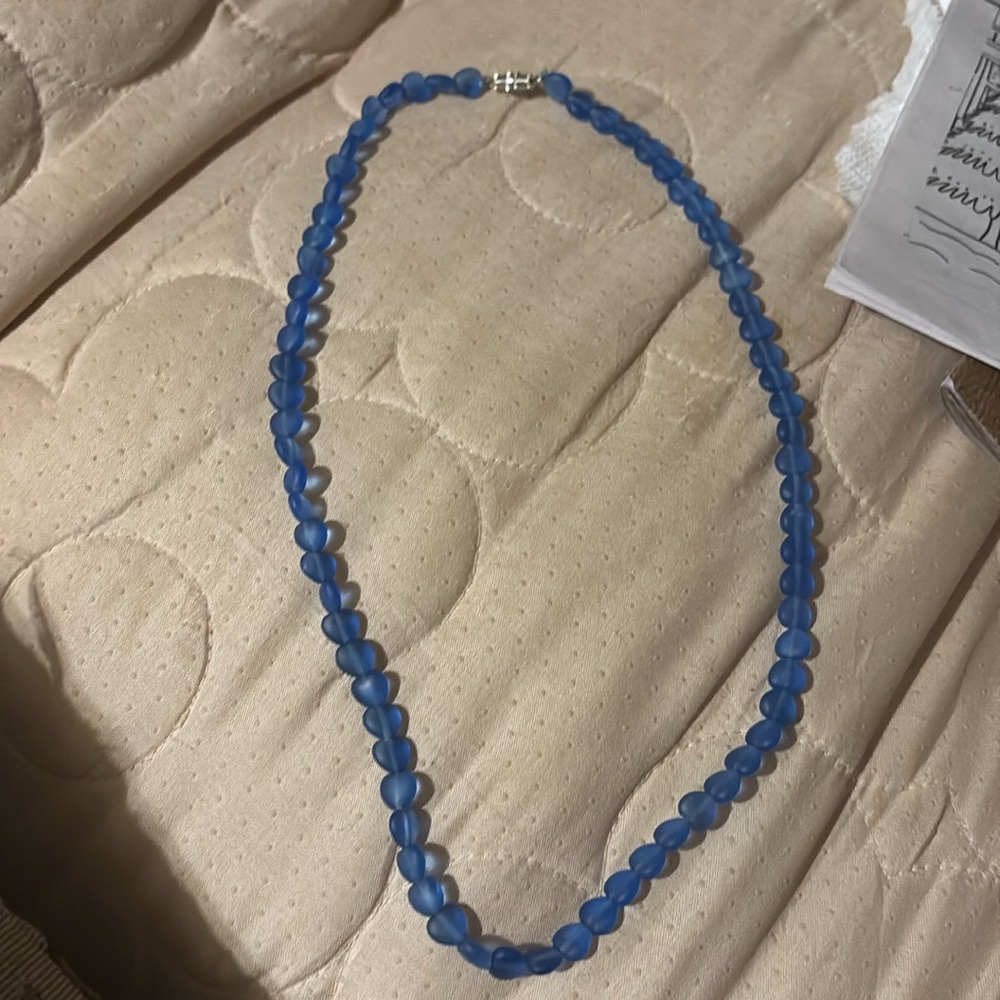 Blue Beaded necklace